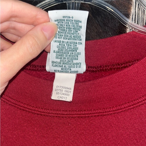 Vintage St John’s Bay Sport size large red crewneck sweater shirt USA graphic - Picture 5 of 6